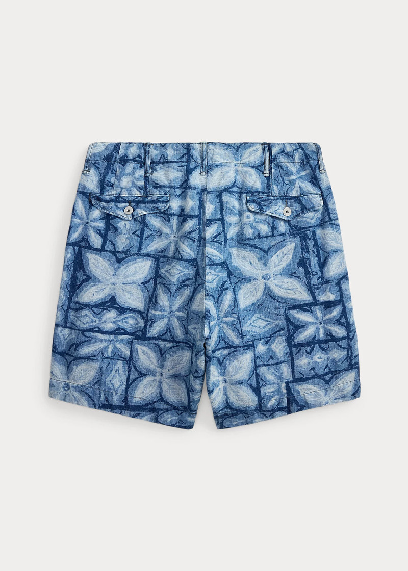 RRL by Ralph Lauren Indigo Linen-Cotton Officer’s Short outlook