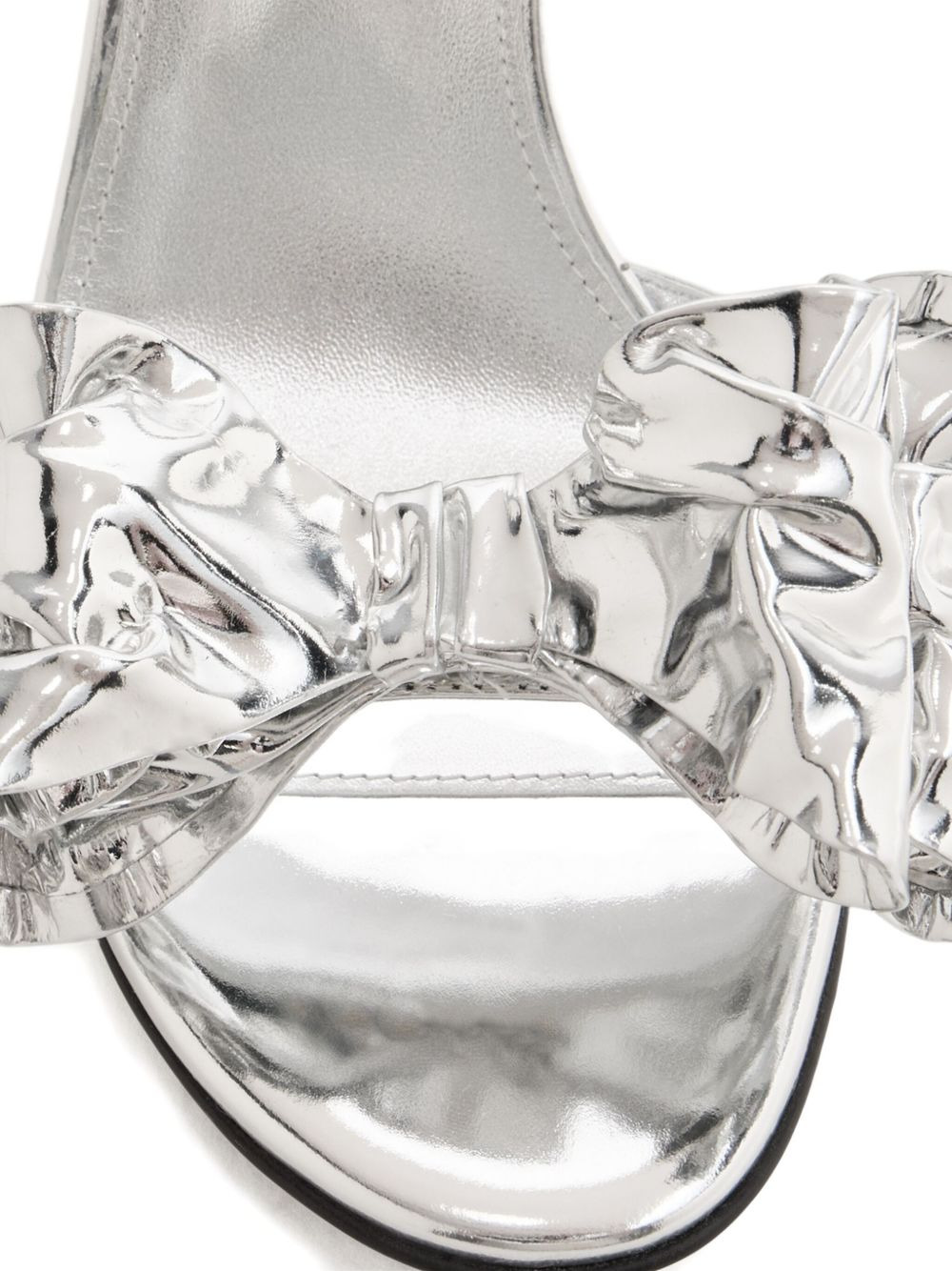 95mm Le Cadeau ruffle-bow sandals - 3