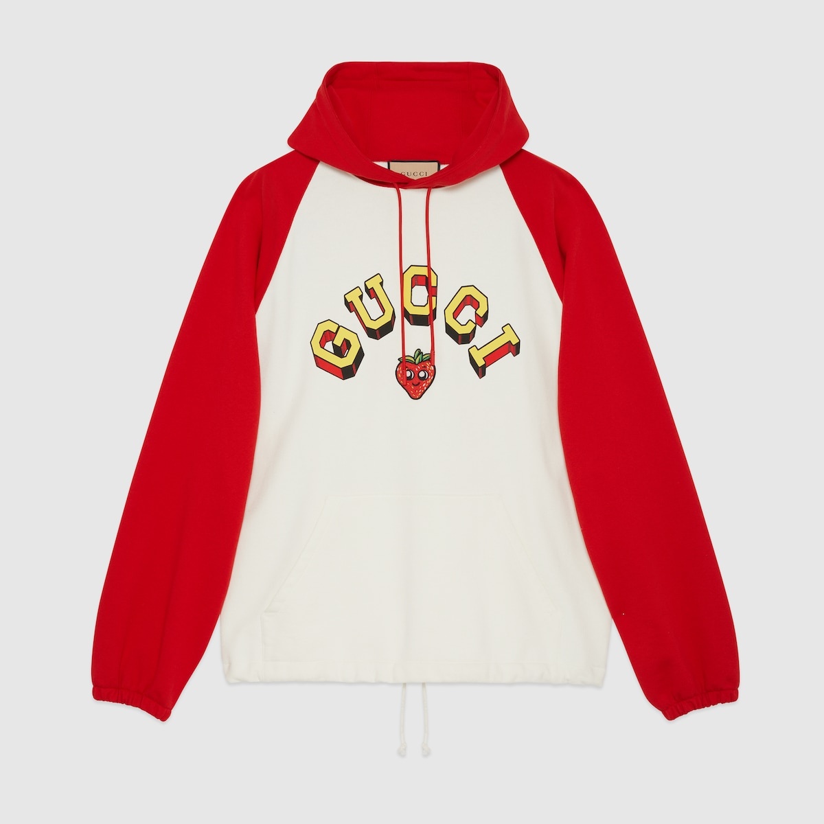Cotton jersey hooded sweatshirt - 1
