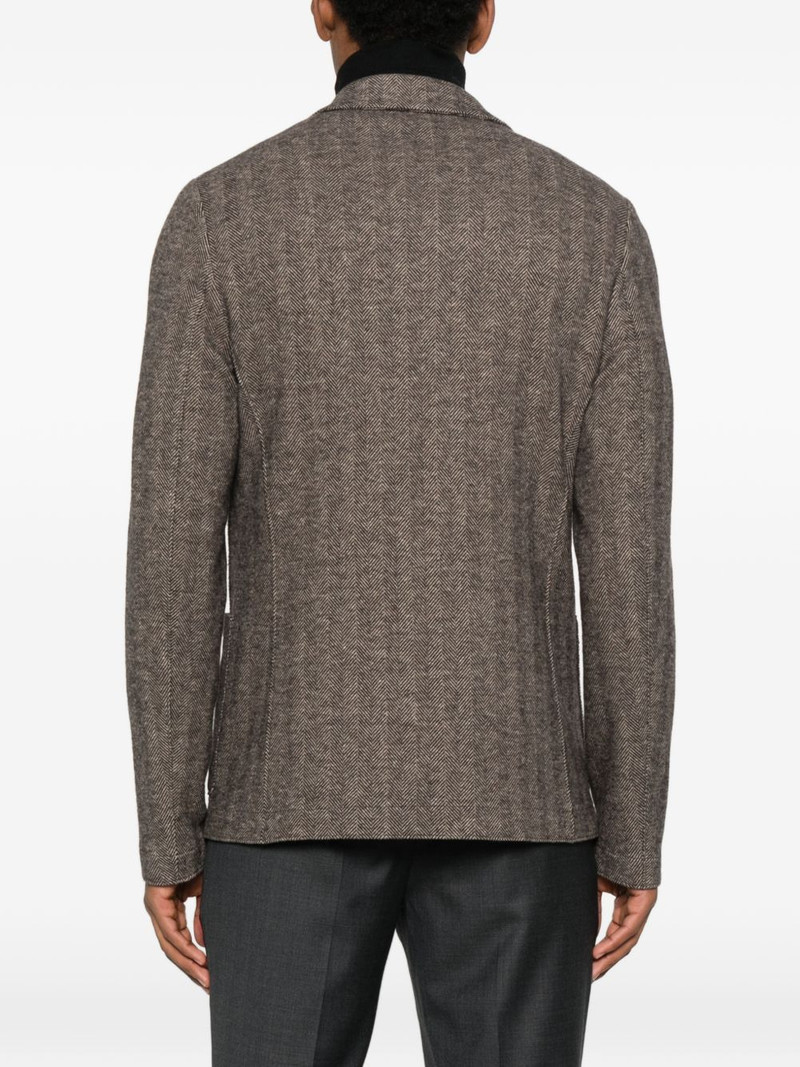 herringbone two-button jacket 4
