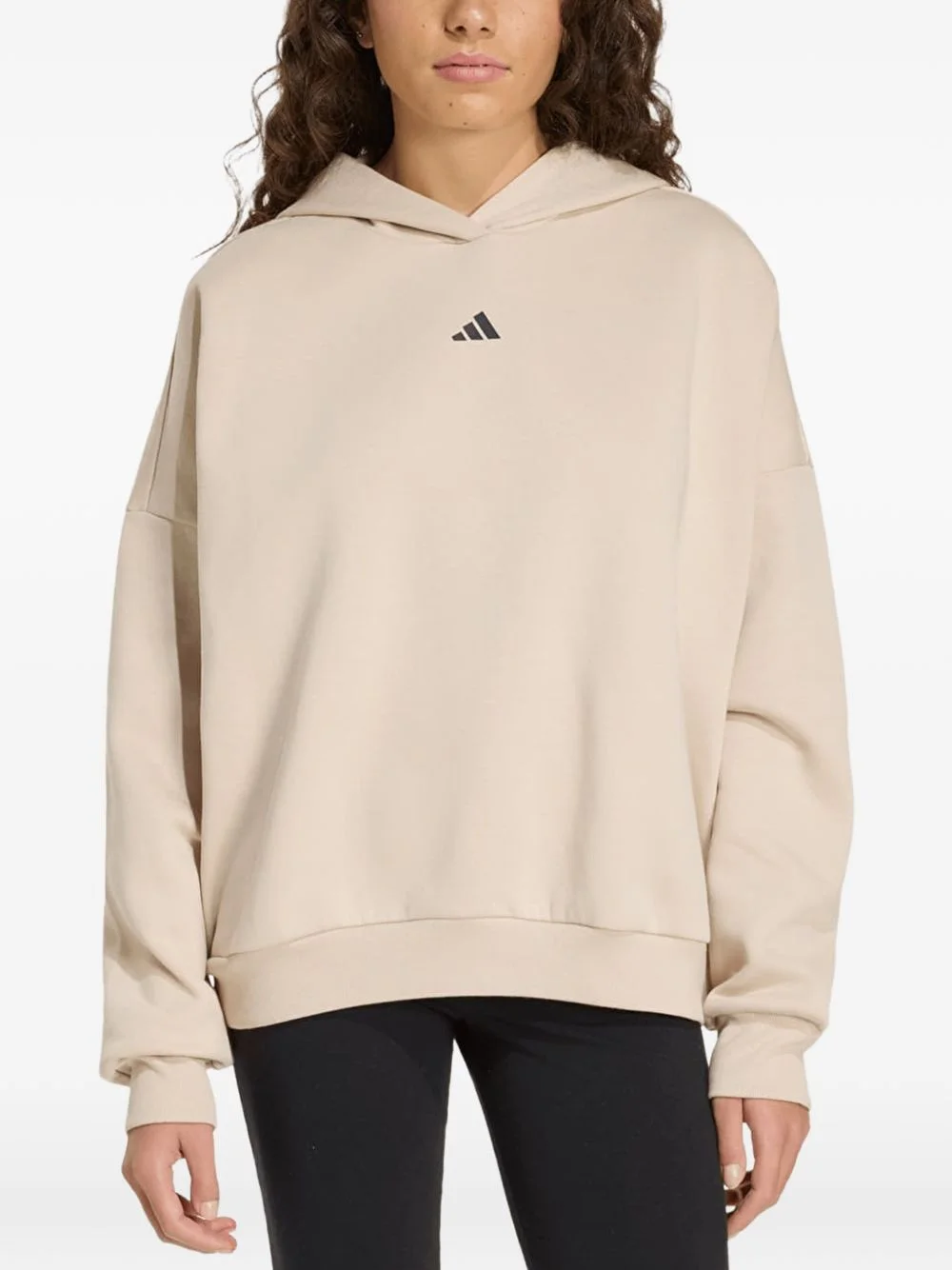 logo-print hoodie - 1