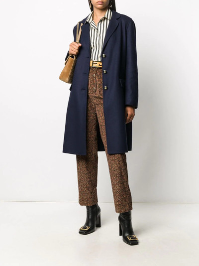 Etro single breasted midi coat  outlook