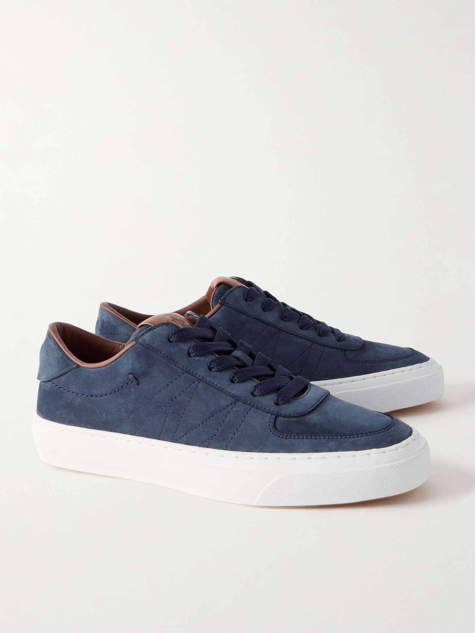 Monclub Embroidered Suede Sneakers - 4