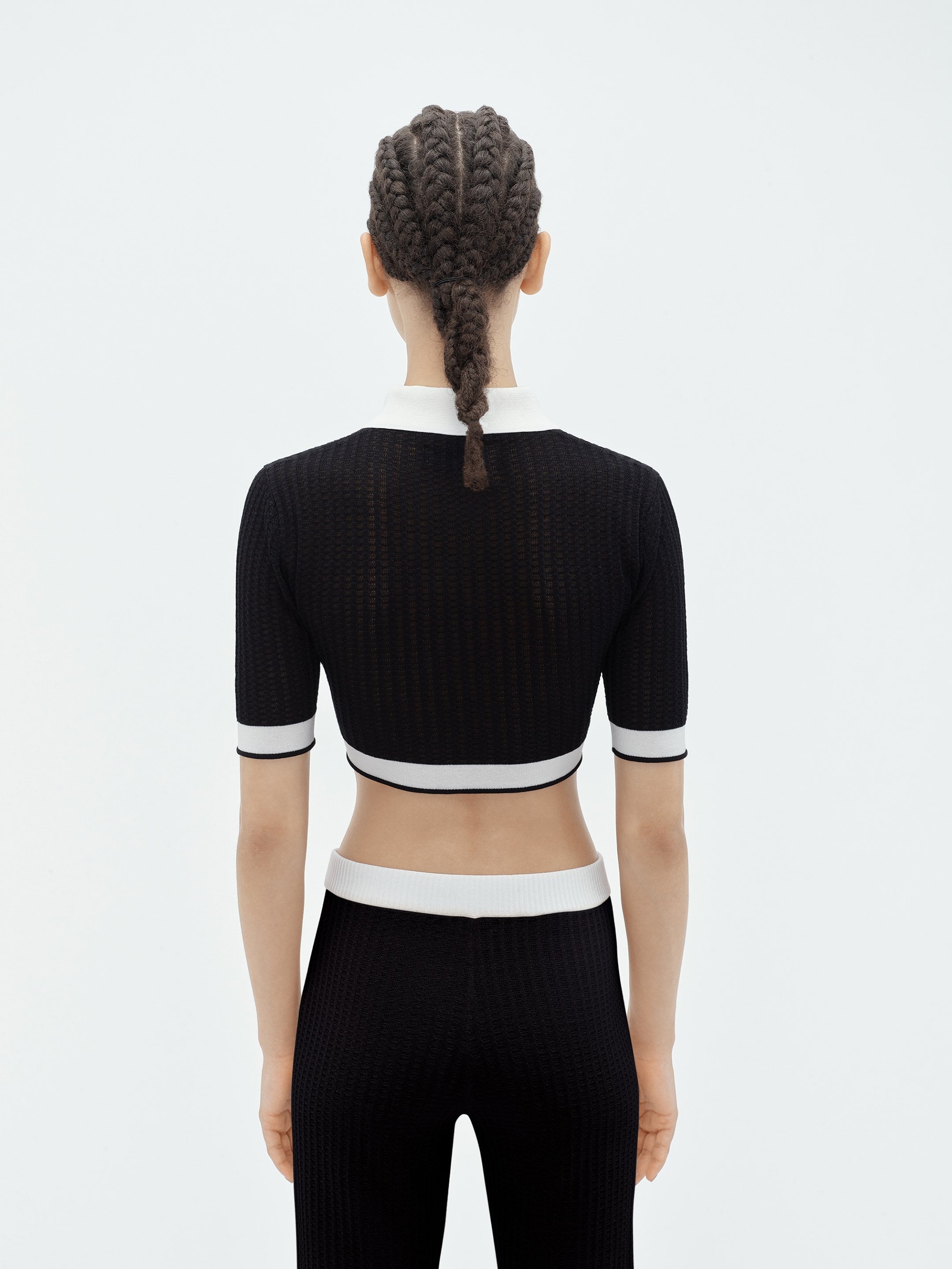 VERTICAL AMIRI KNIT POLO - 5