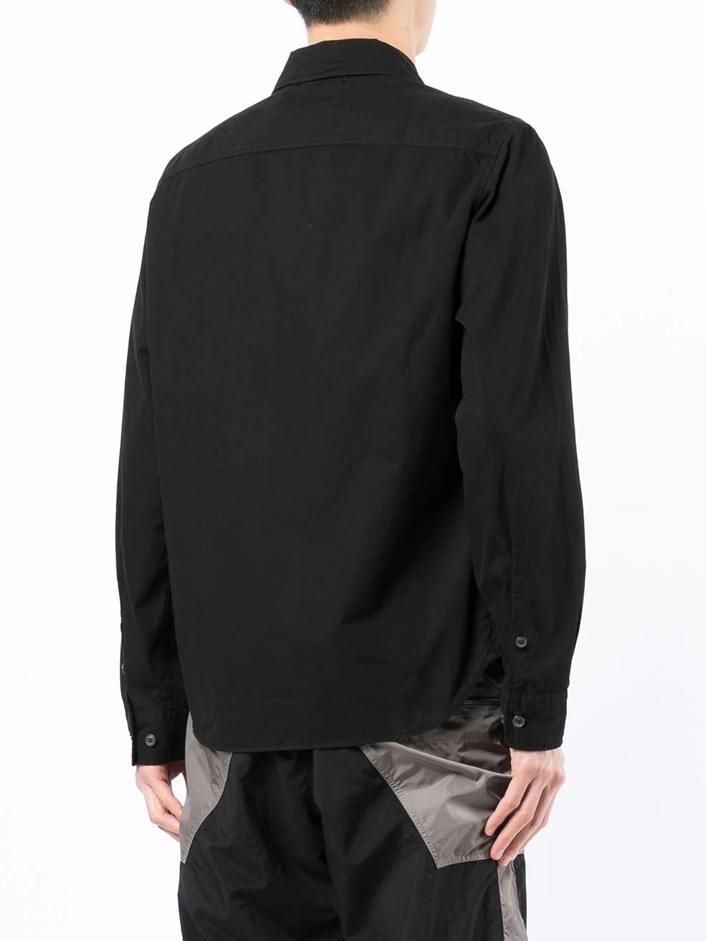 emerised gabardine zipped shirt - 4