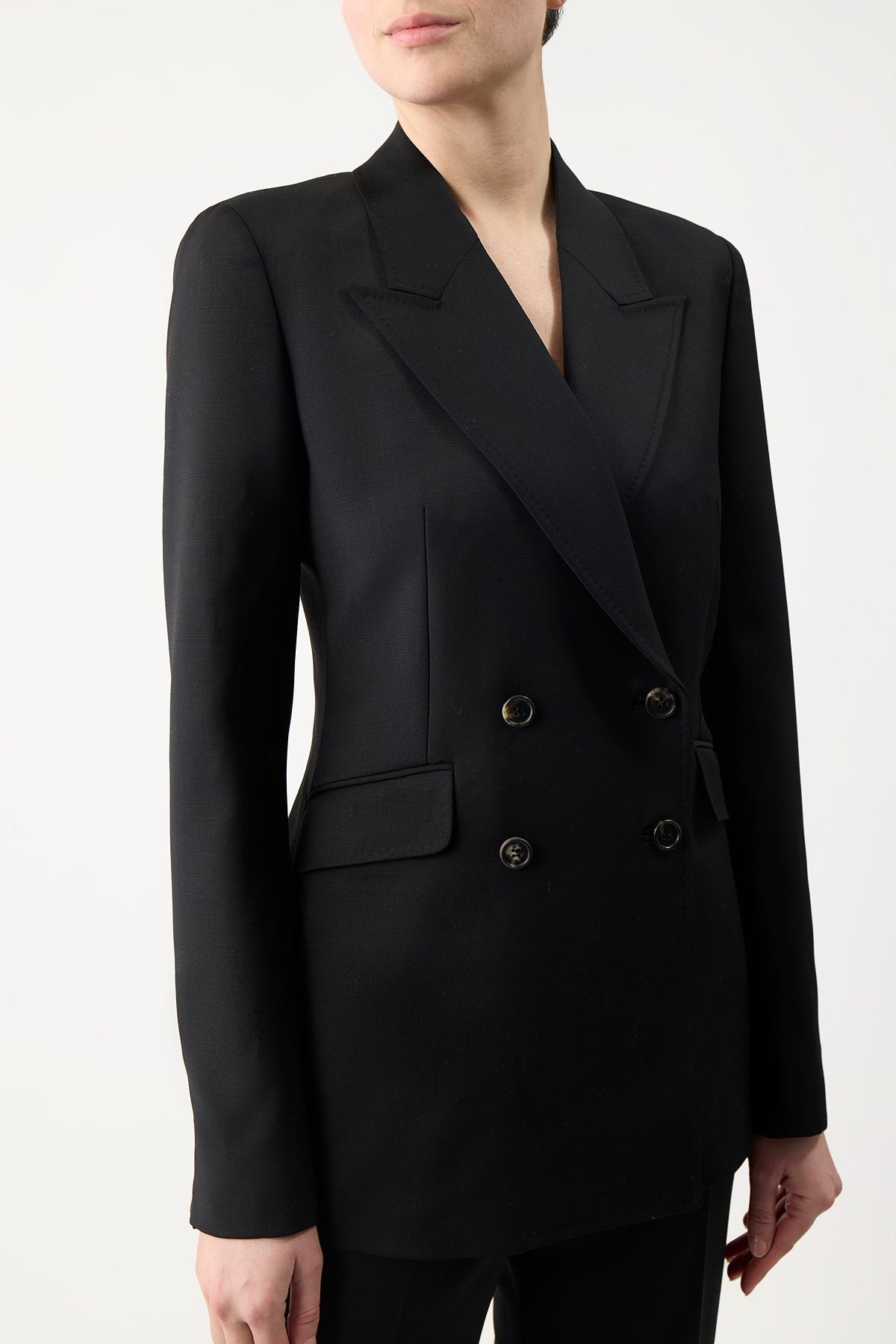 Angela Blazer in Black Wool - 5