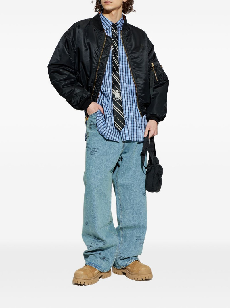 VETEMENTS checked button-fastening shirt outlook