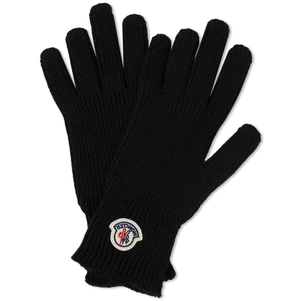 Moncler Logo Wool Gloves - 1