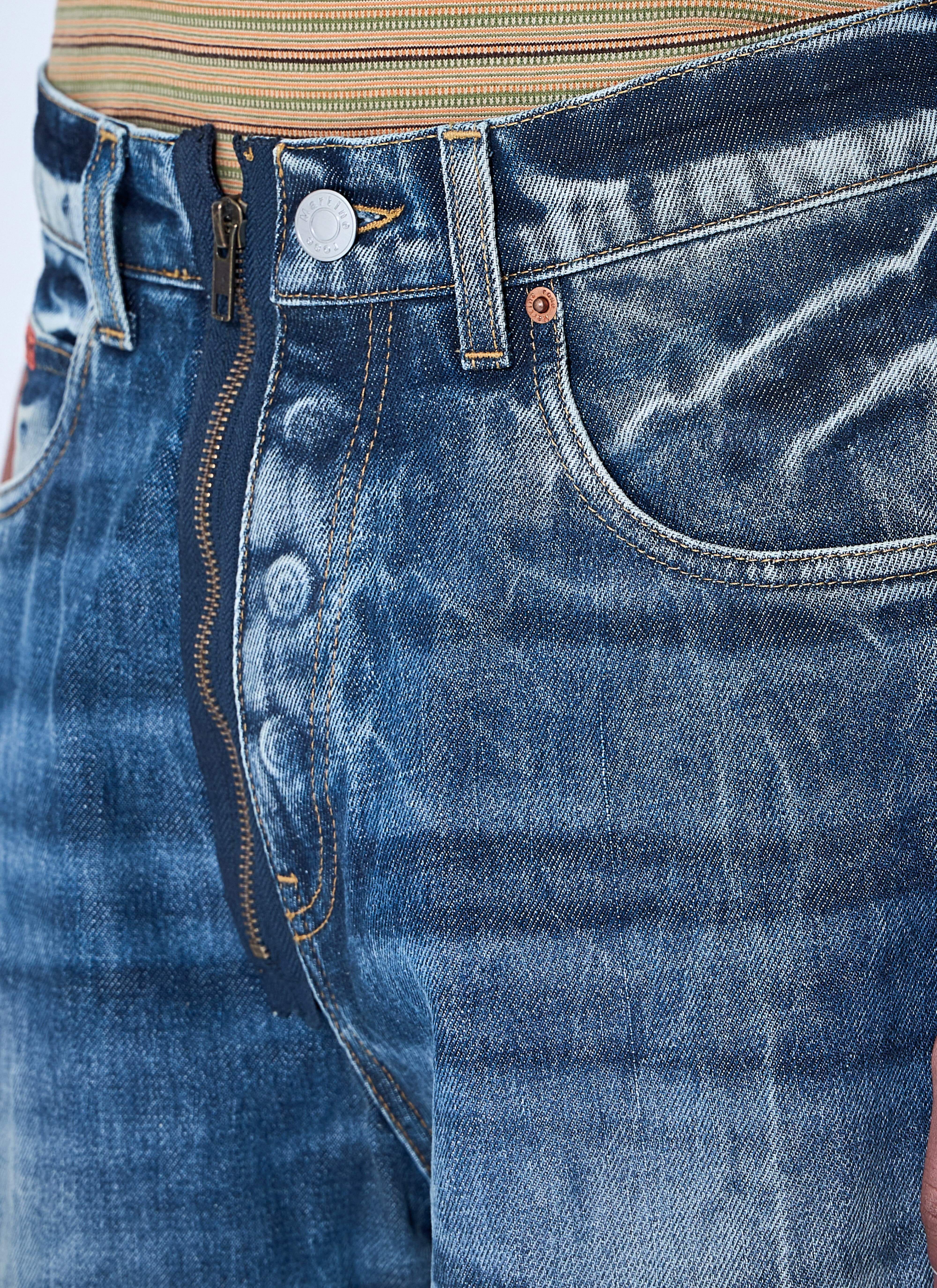 Zip-Up Jean Shorts - 5