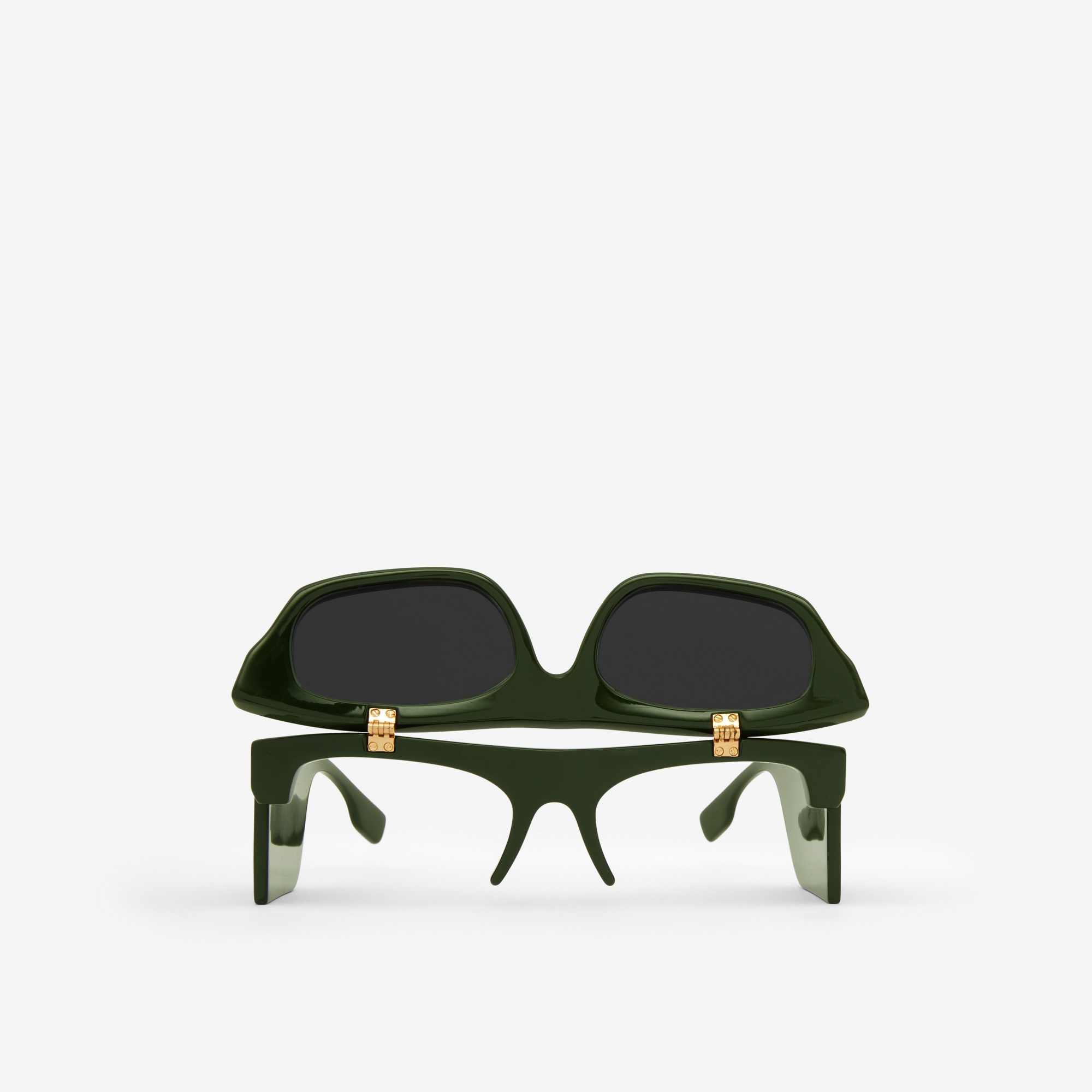 Flip-up Cat-eye Frame Palmer Sunglasses - 4