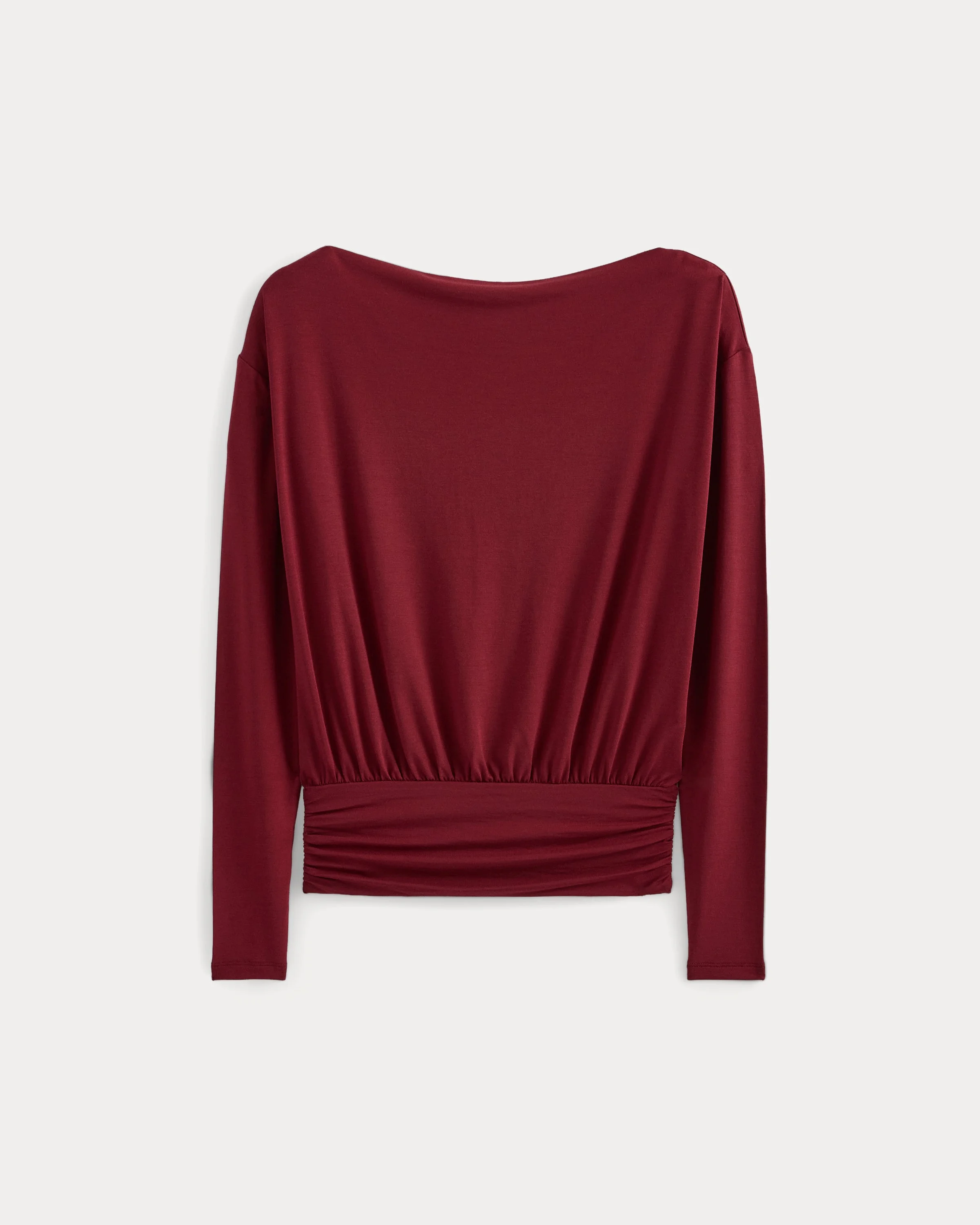 DRAPEY JERSEY SLOUCHY TOP - 1