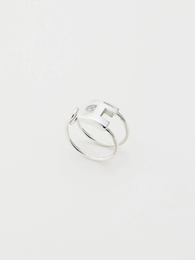 "A" SAFETY PIN RING - 1