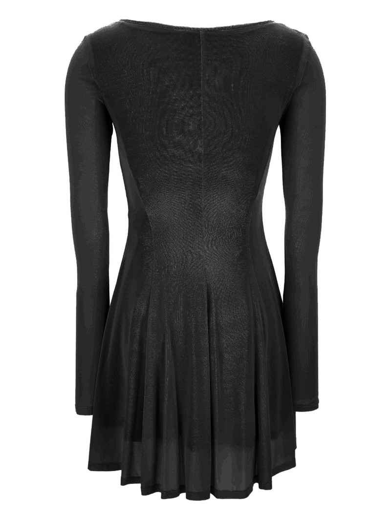 VERSACE JEANS COUTURE scoop-neck skater dress outlook