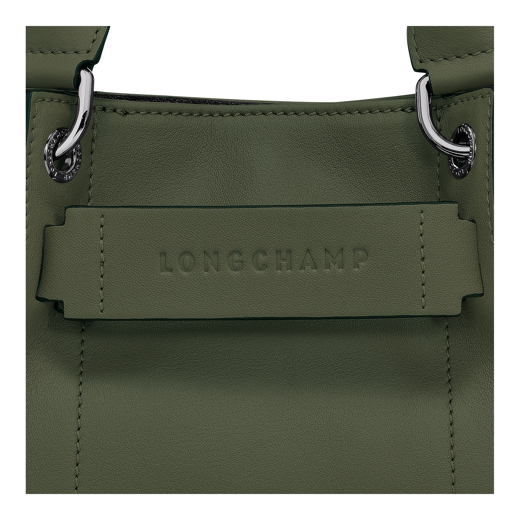 Longchamp 3D XS Handbag Khaki - Leather - 6