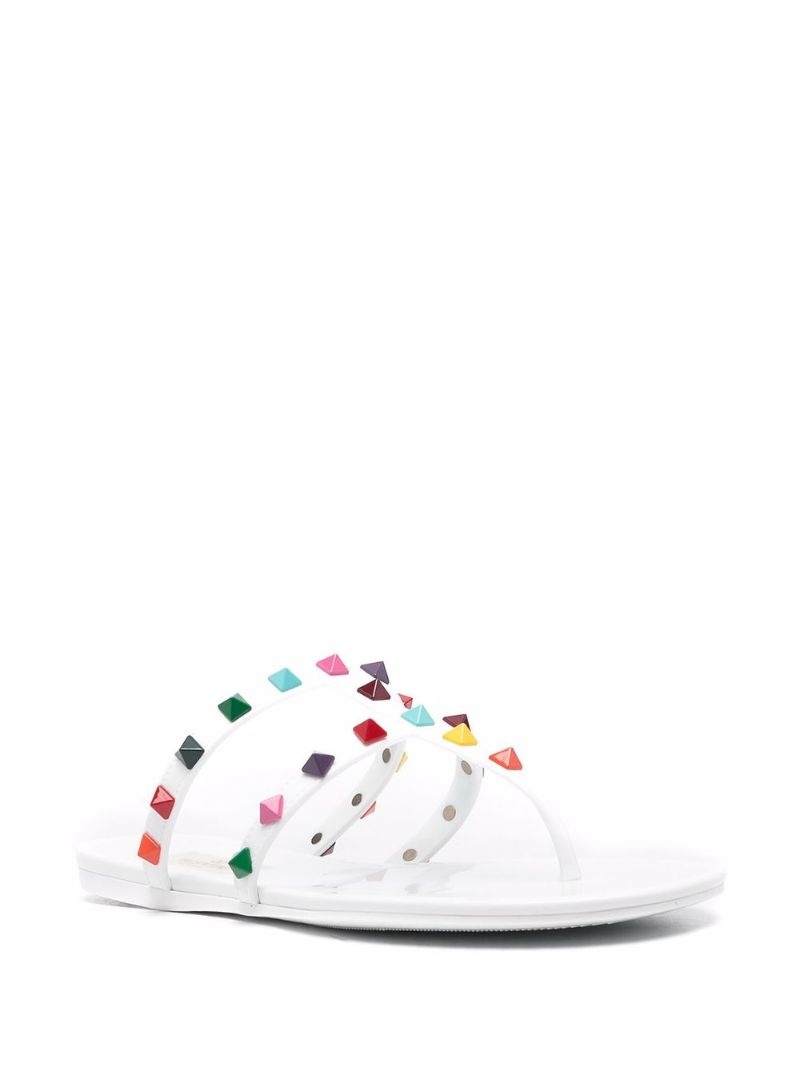 Rockstud thong flat sandals - 2