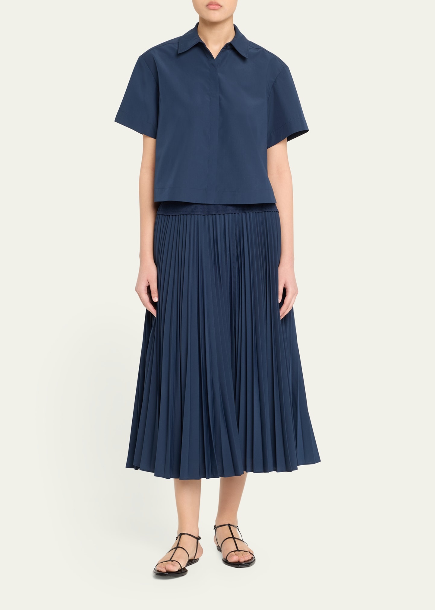 Stella Pleated Combo Skirt - 2