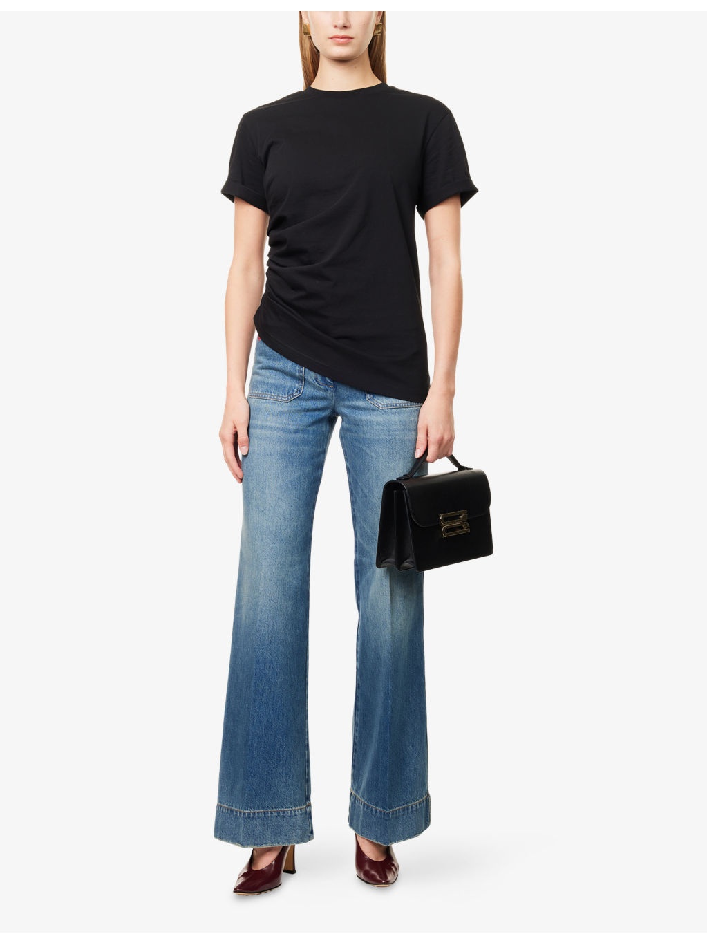 Alina Flared-Leg Denim Jeans - 2