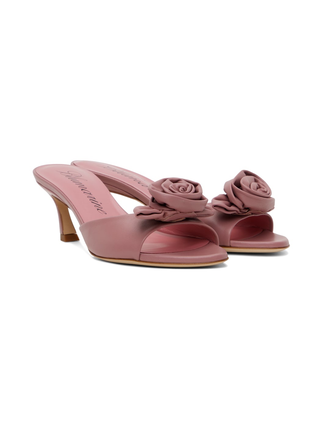 Pink Juliet Heeled Sandals - 4