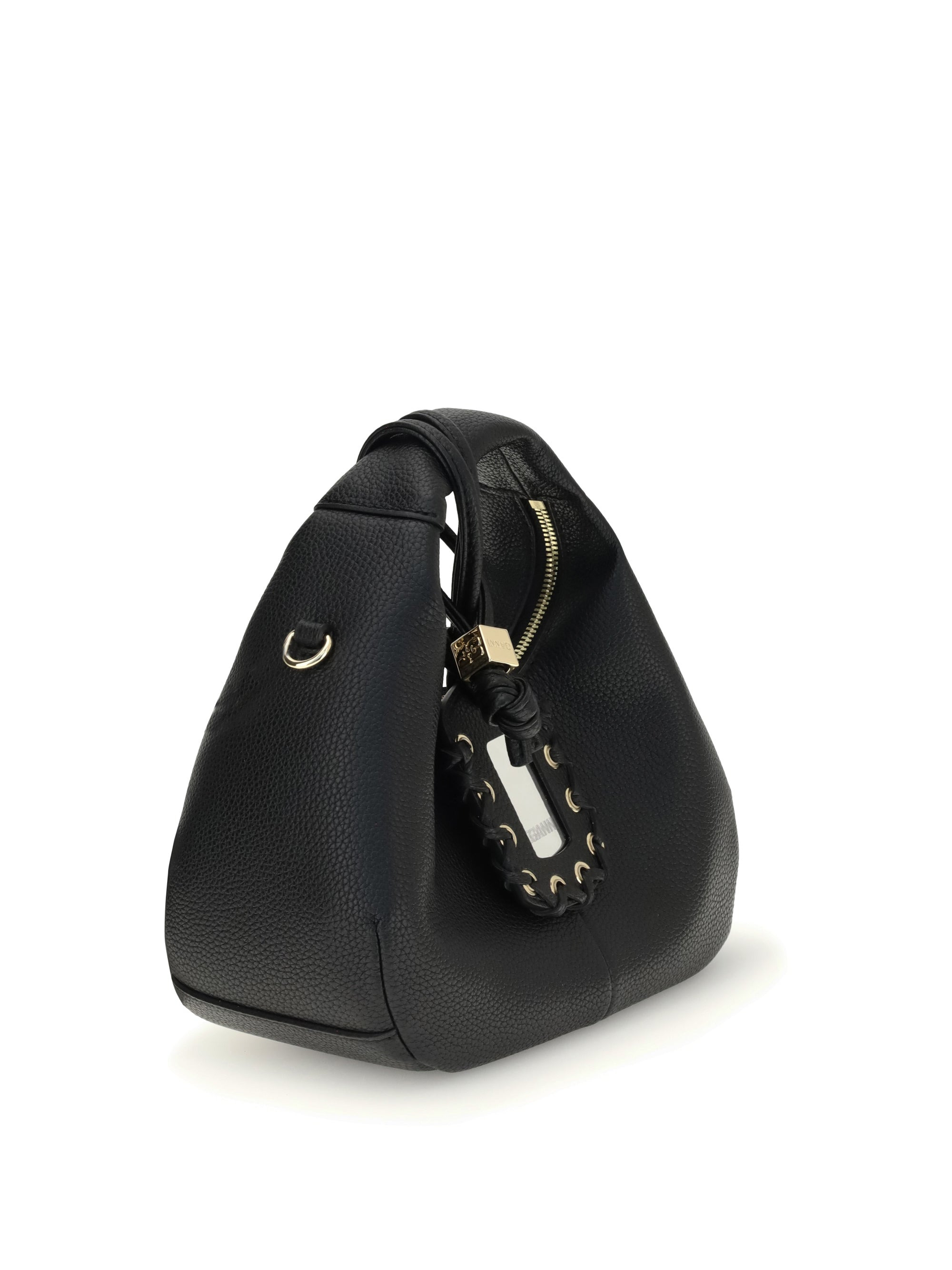 Ganni Women Hobo Mini Grained - 2