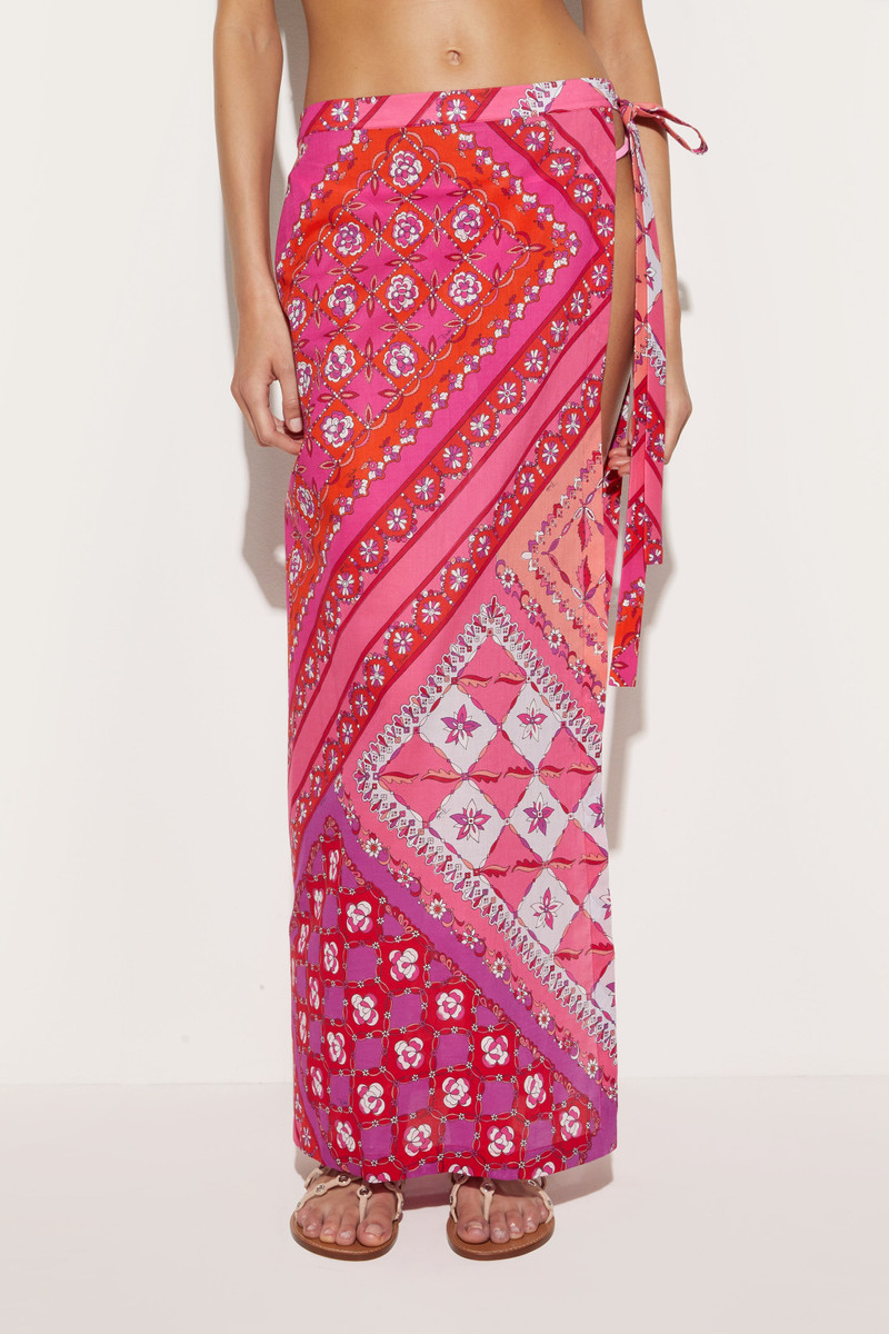 PUCCI FESTA PRINT COTTON SARONG outlook