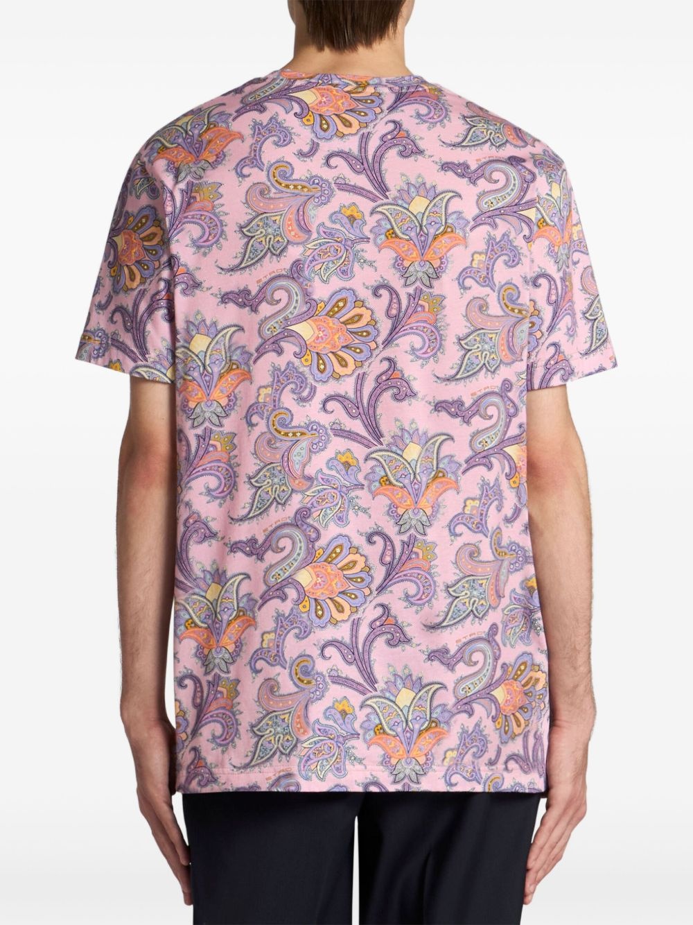 paisley-print T-shirt - 3