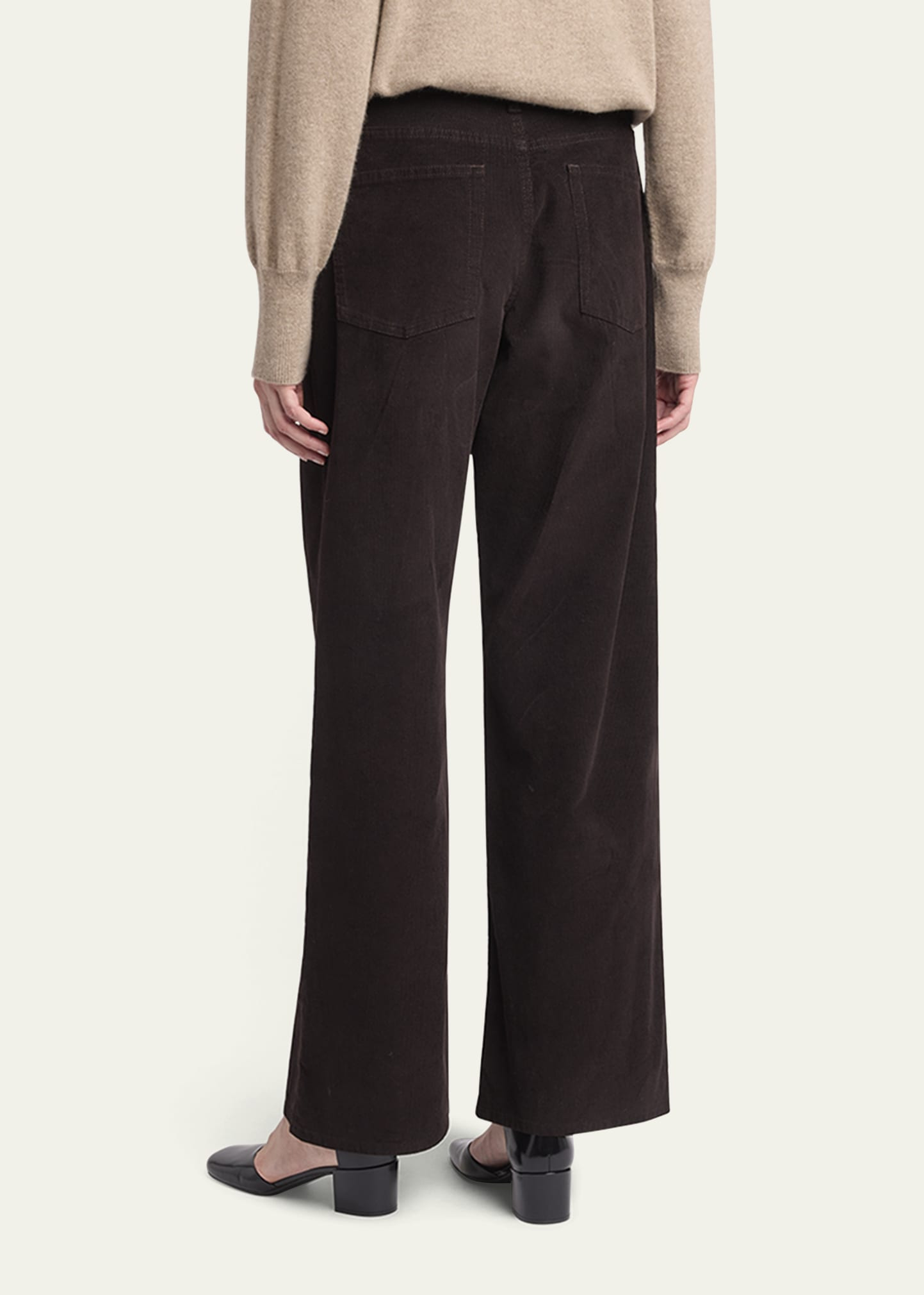 Eglitta Corduroy Straight-Leg Pants - 3