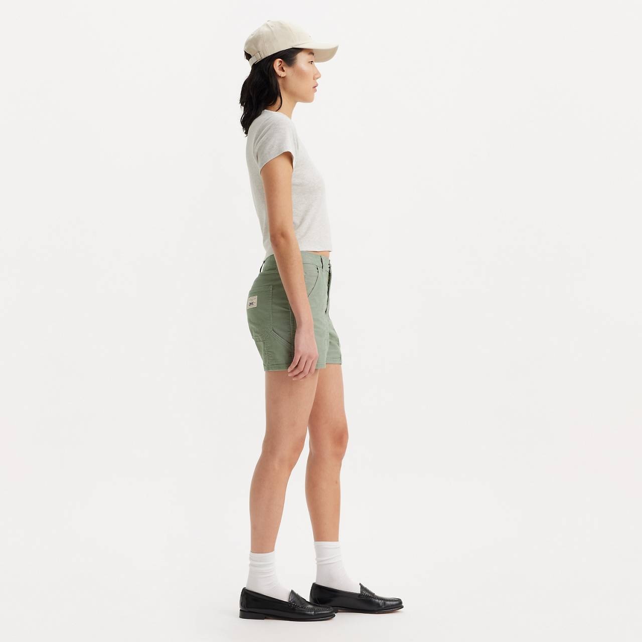 CARPENTER LIGHTWEIGHT CORDUROY WOMEN'S SHORTS - 6