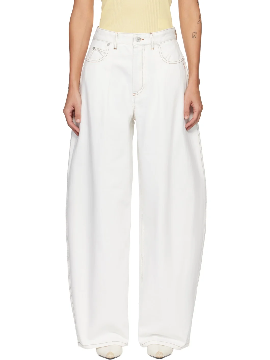 Off-White 'The Ovalo de-Nîmes denim' Jeans - 1