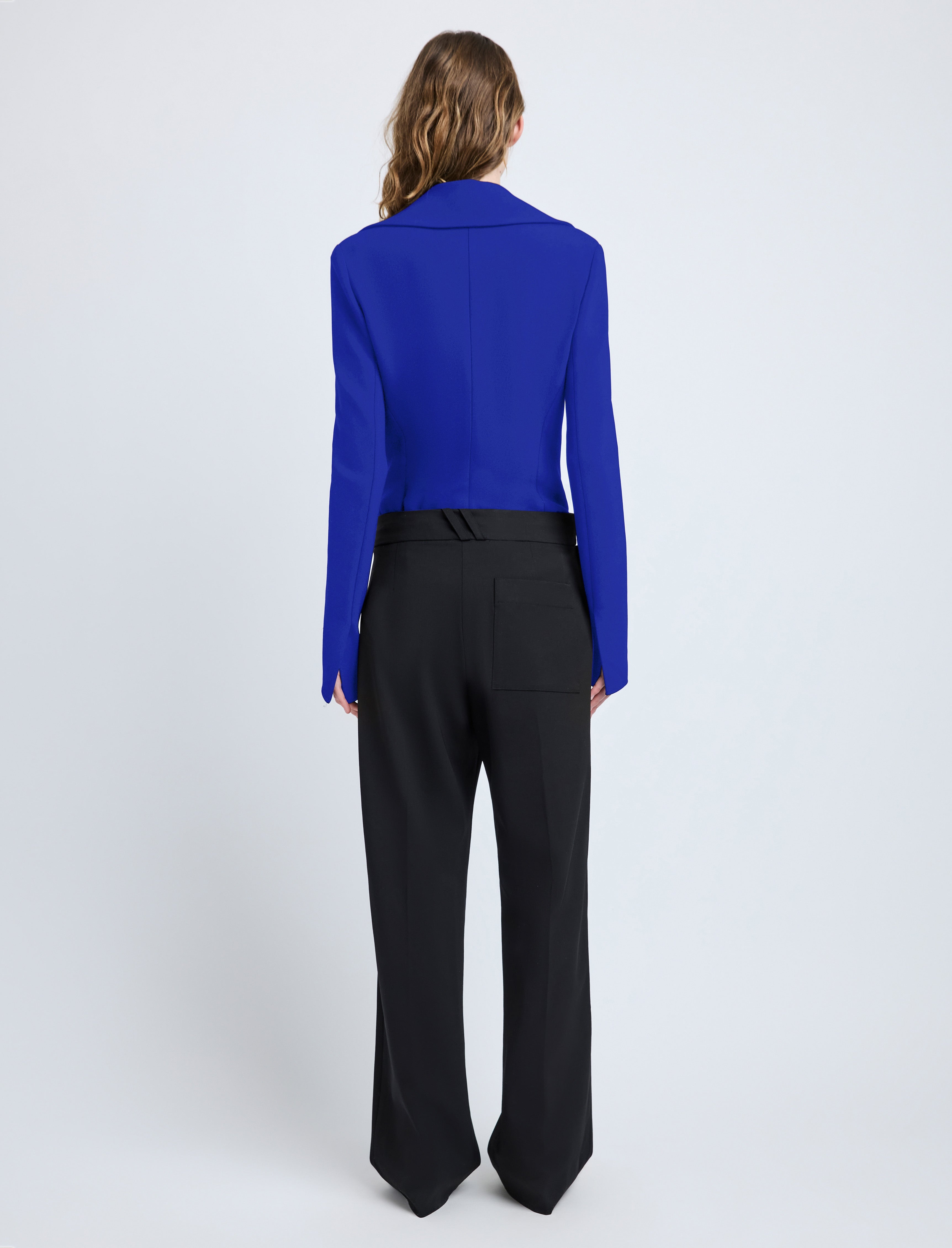 Marine Jacket in Bi-Stretch Suiting - 5