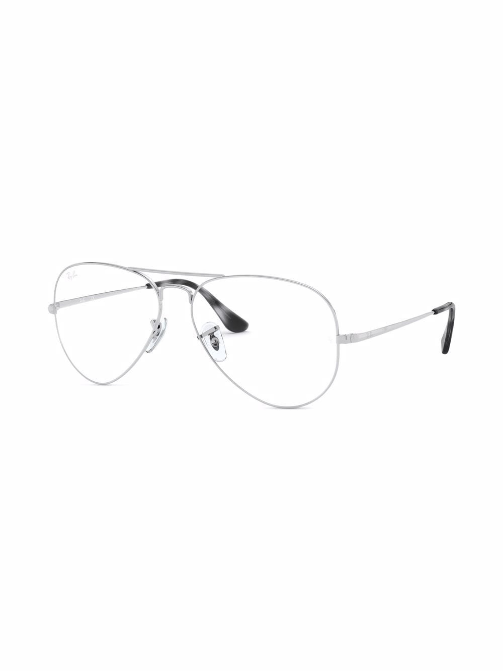 aviator-frame metal glasses - 2