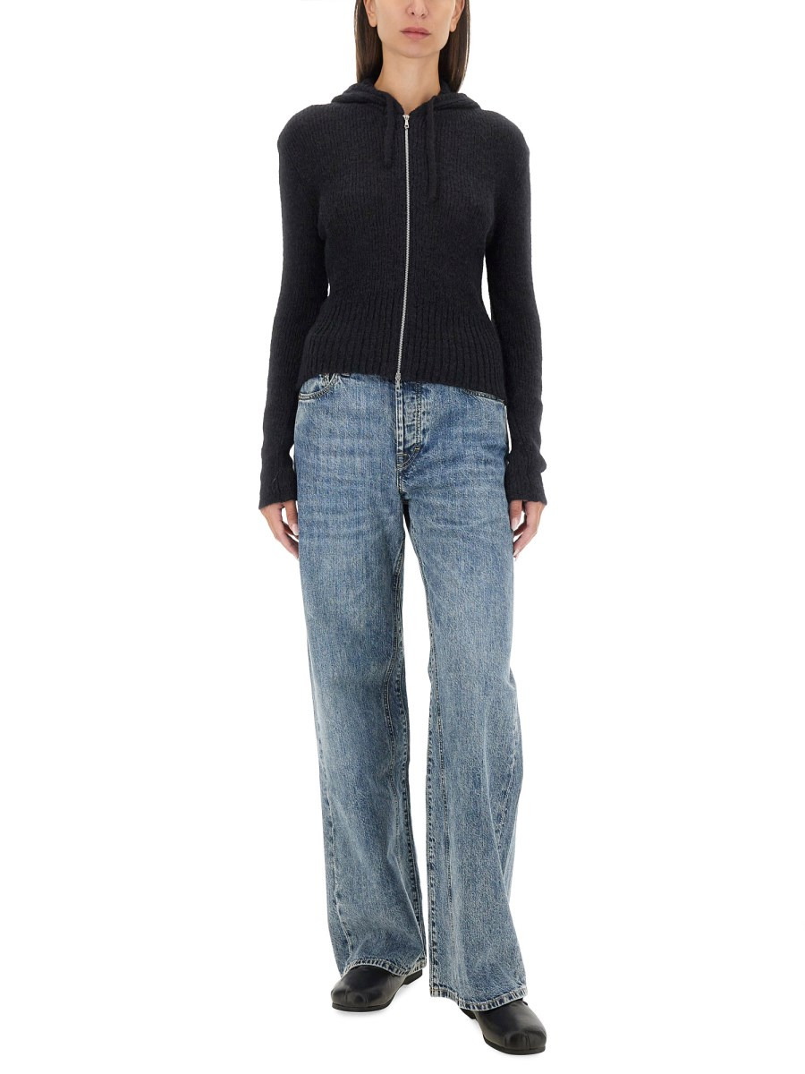 MAGLIA CON ZIP IN LANA - 2