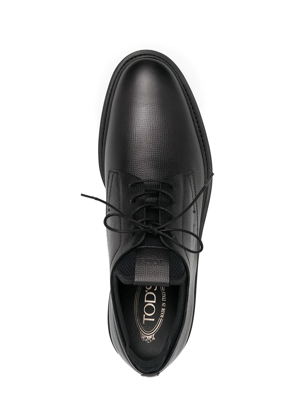 lace-up leather brogues  - 4