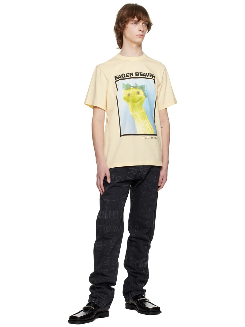 Martine Rose Yellow Graphic T-Shirt outlook