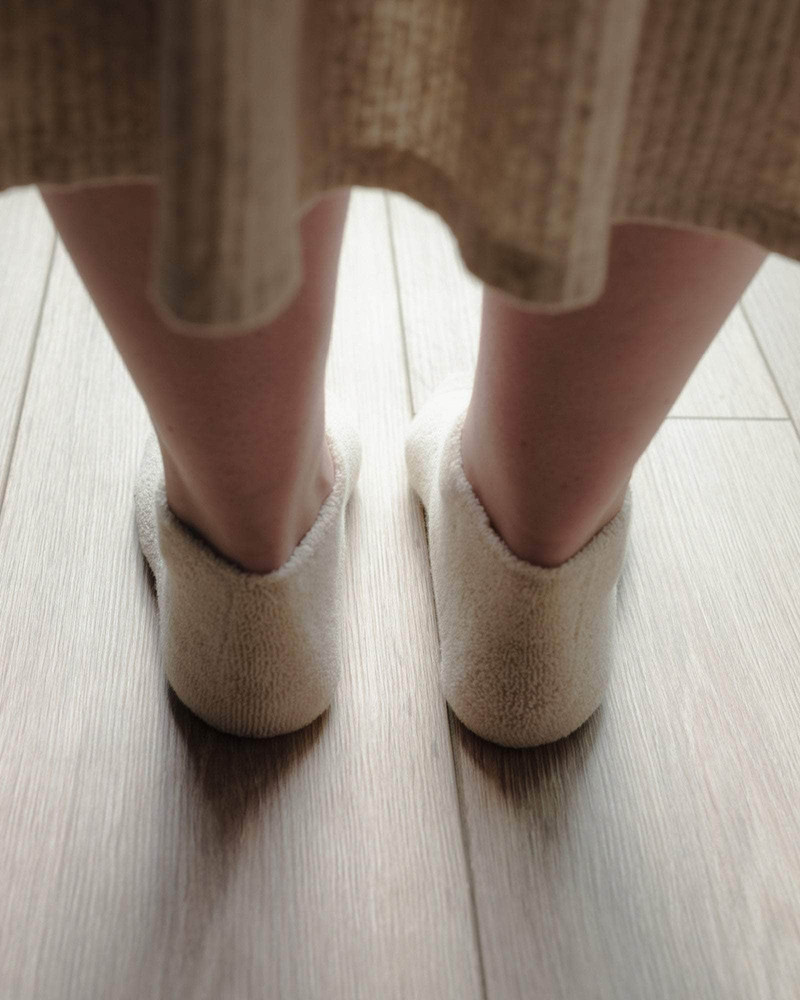 Buckle Ankle Socks - Textured Organic Cotton 3
