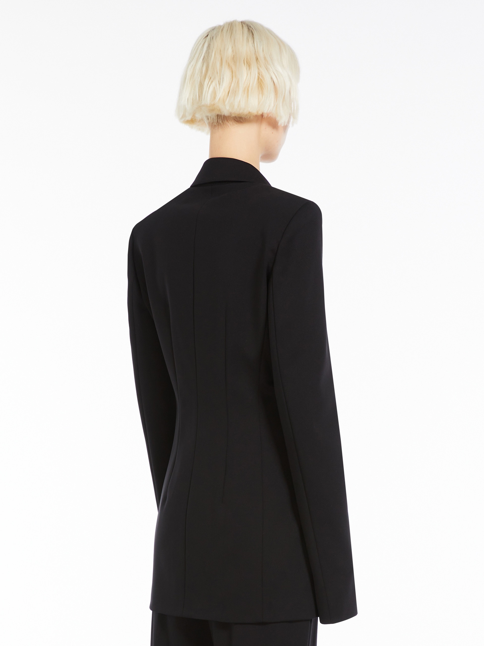 FRIZZO Scuba-look jersey blazer - 4