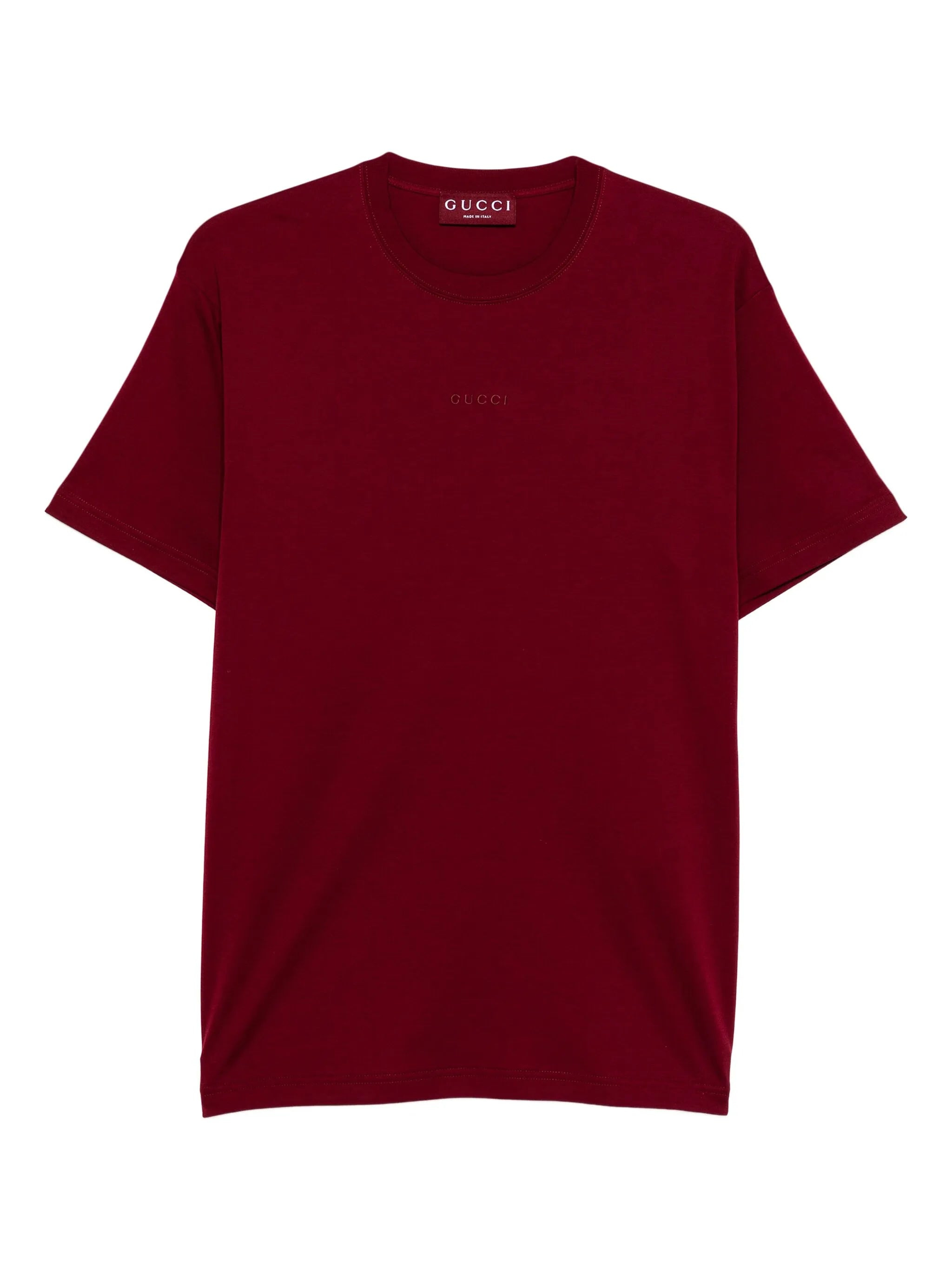 Gucci Logo-embroidered Crew-neck T-shirt - 1