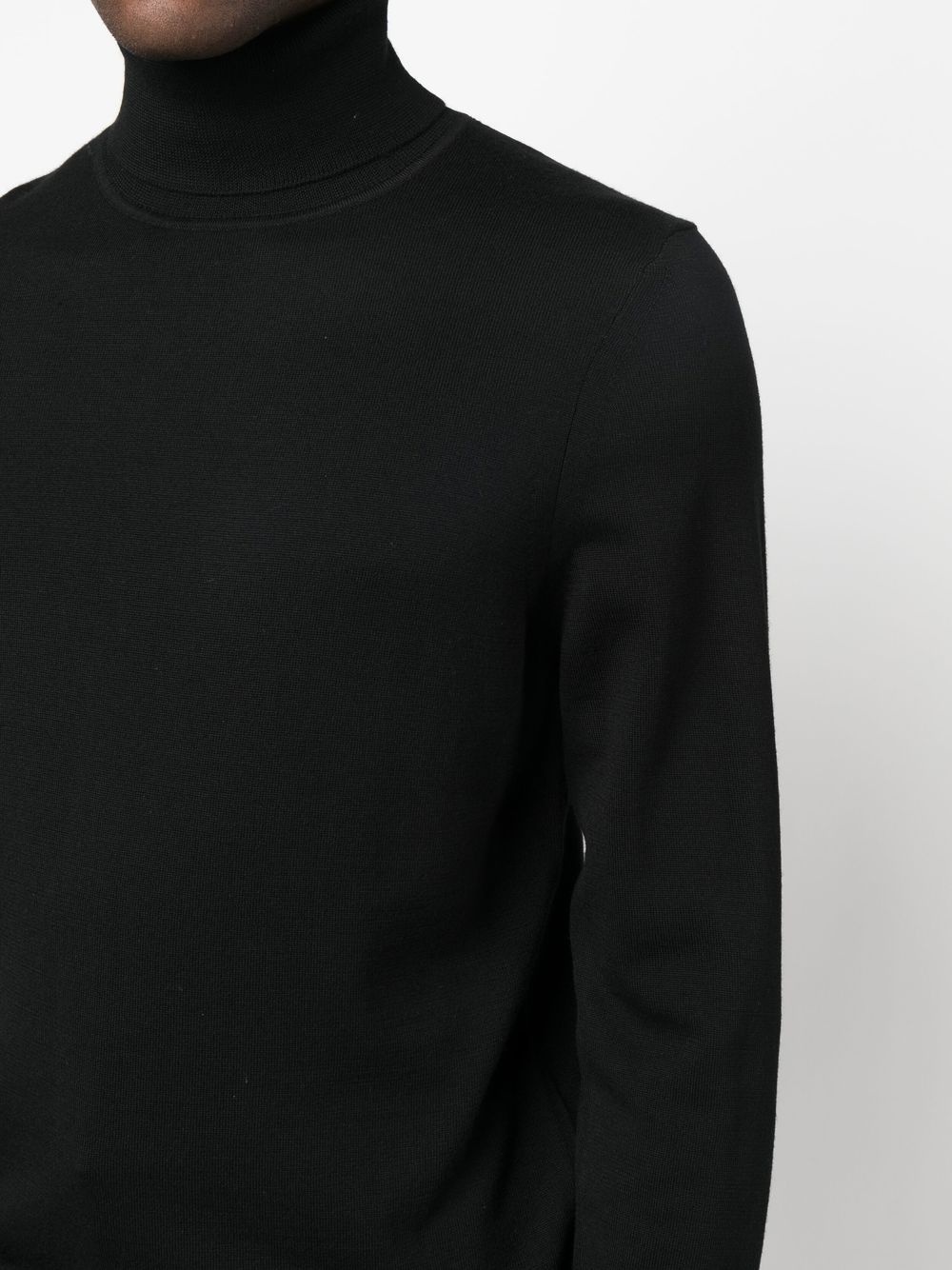 fine-knit roll neck jumper - 12