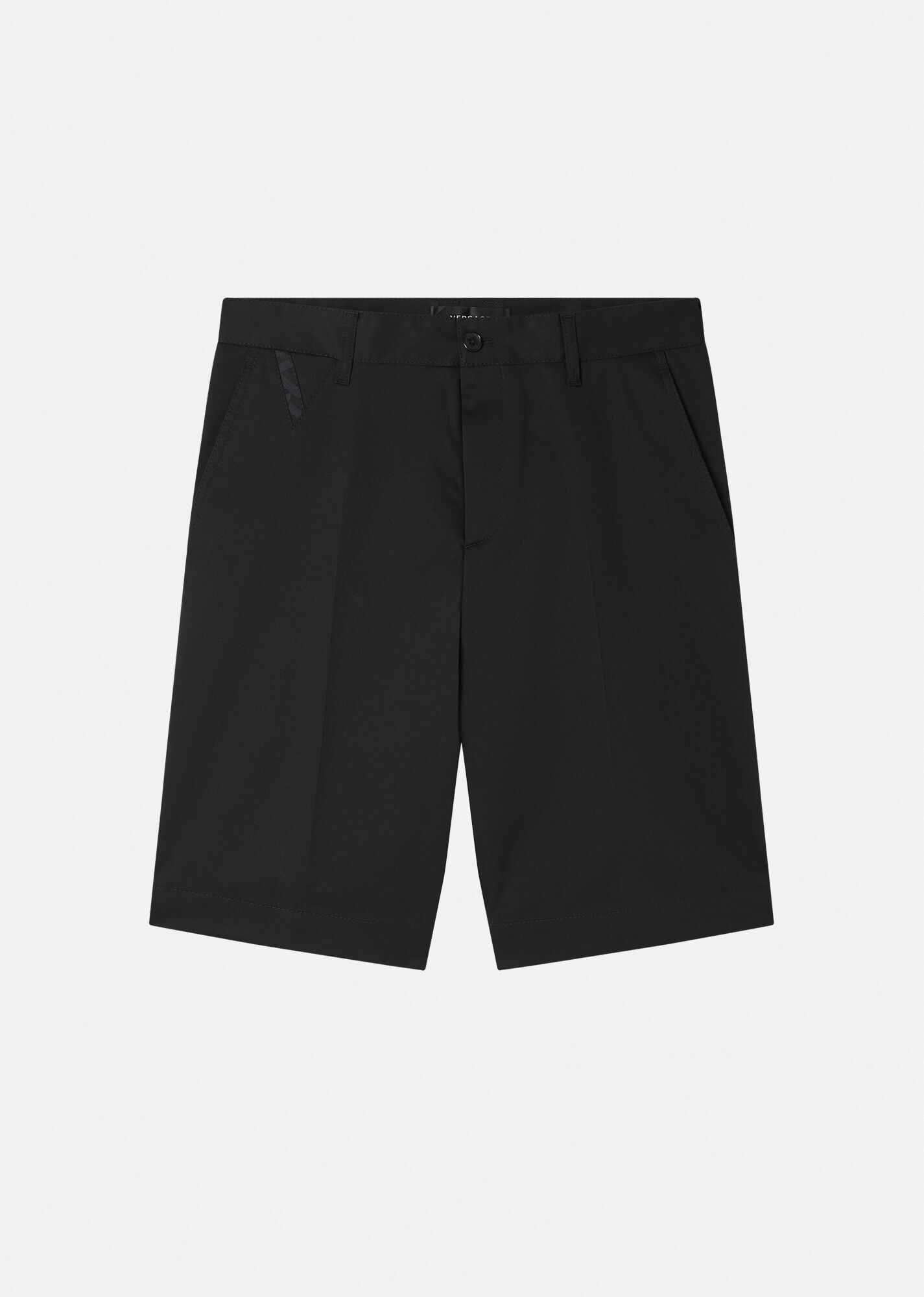 La Greca Gabardine Shorts - 1