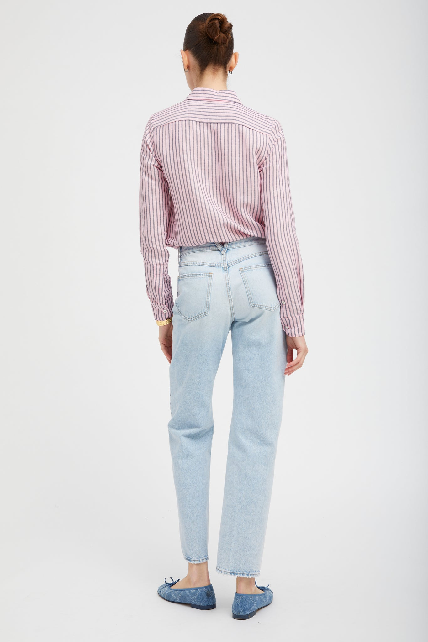FARAH CROPPED SLIM BOYFRIEND DENIM - 5