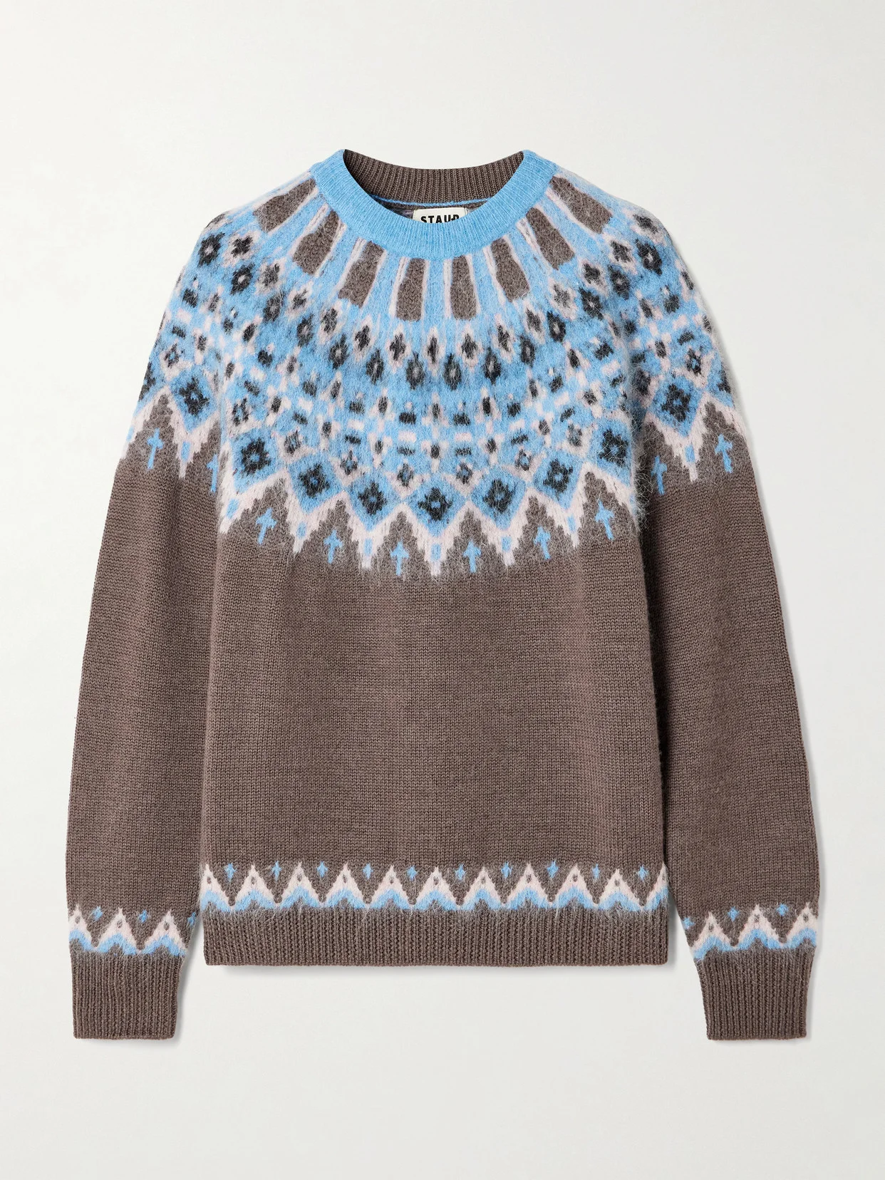 Zane Fair Isle Wool-blend Sweater - 1