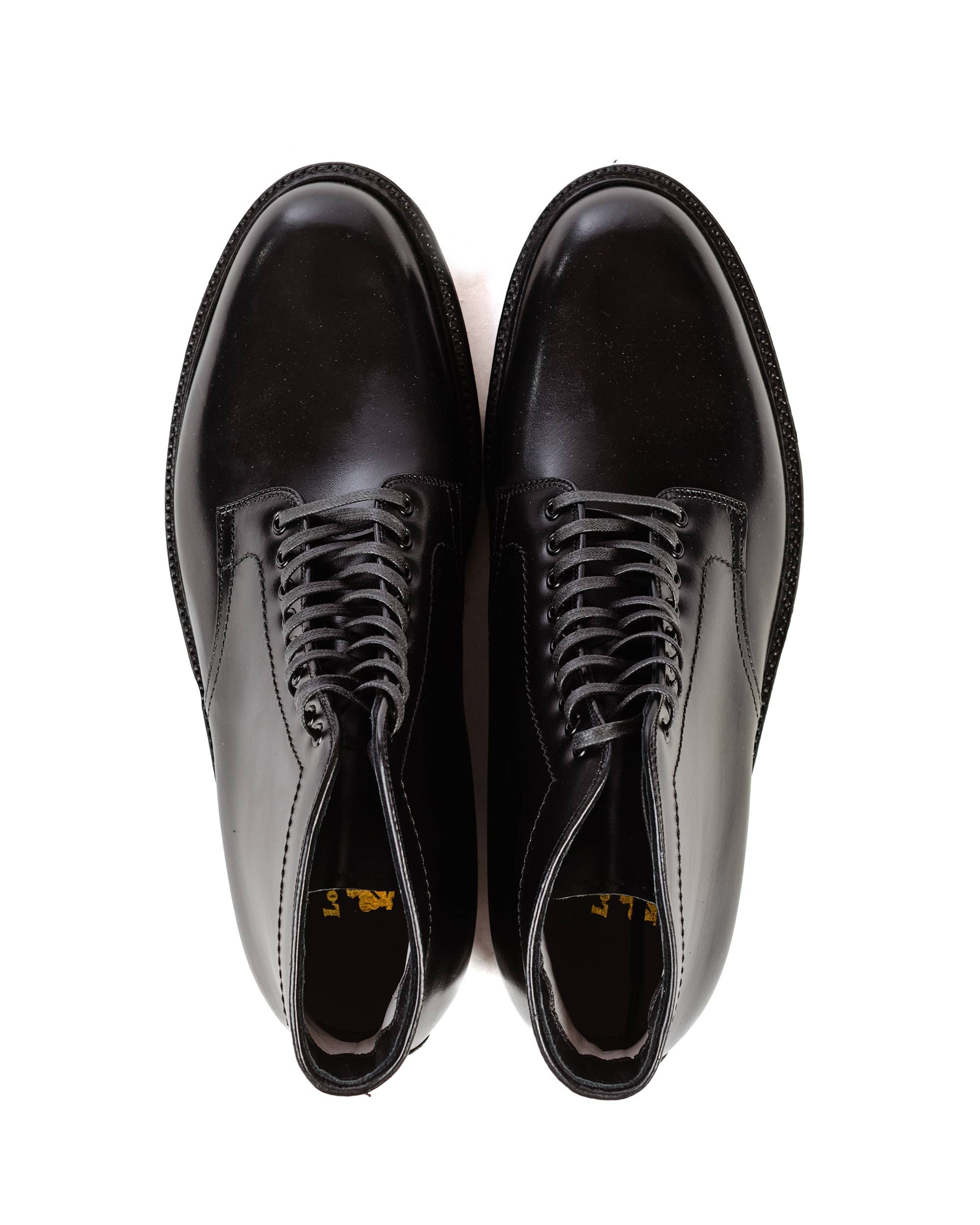 Plain Toe Boot Black Calfskin G2803 - 5