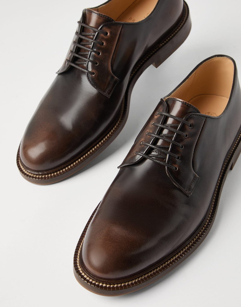 Burnished calfskin Derbys 3