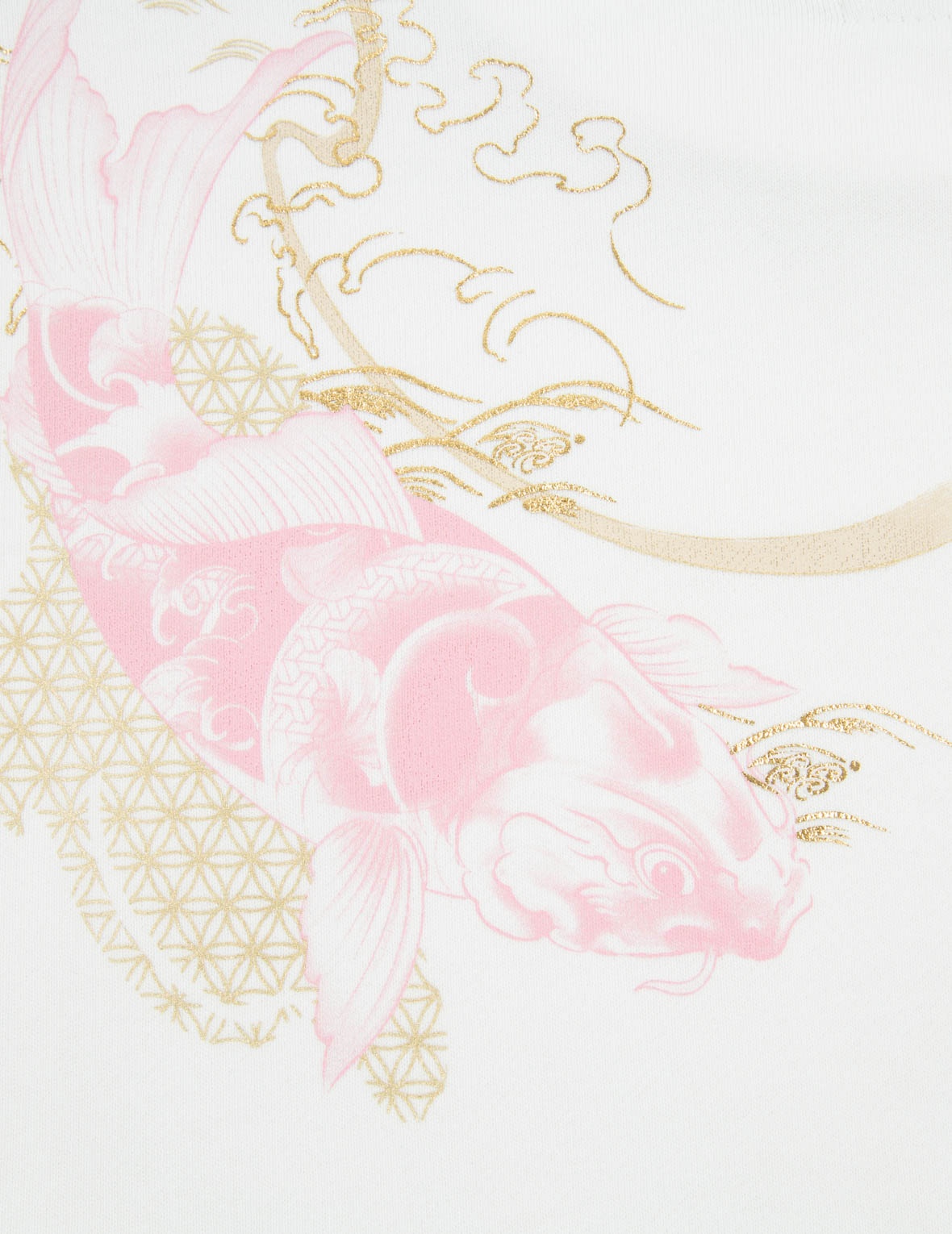 TATTOO KOI WITH JAPANESE PATTERN PRINT SWEATSHIRT - 10