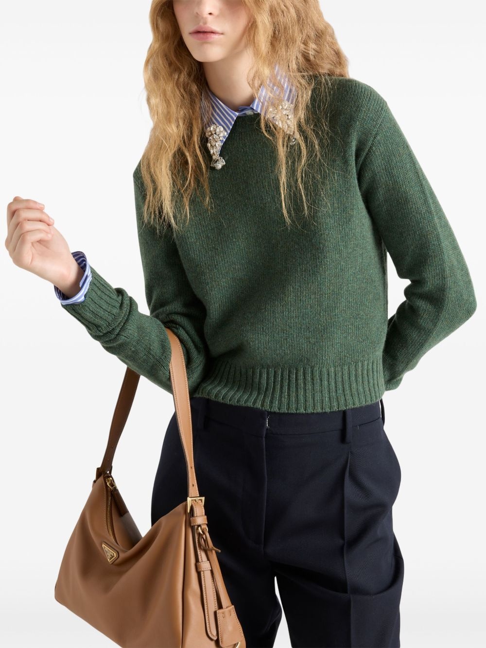 ribbed Re-Cashmere sweater - 4