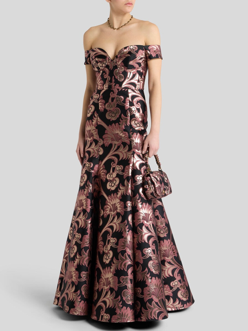 Etro LONG JACQUARD DRESS outlook