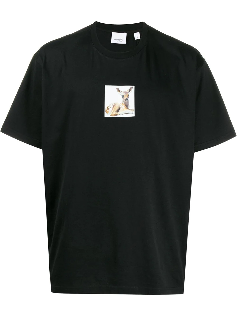 deer print T-shirt - 1