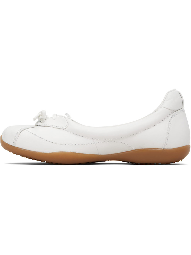 SANDY LIANG White Ballerina Sneakers outlook