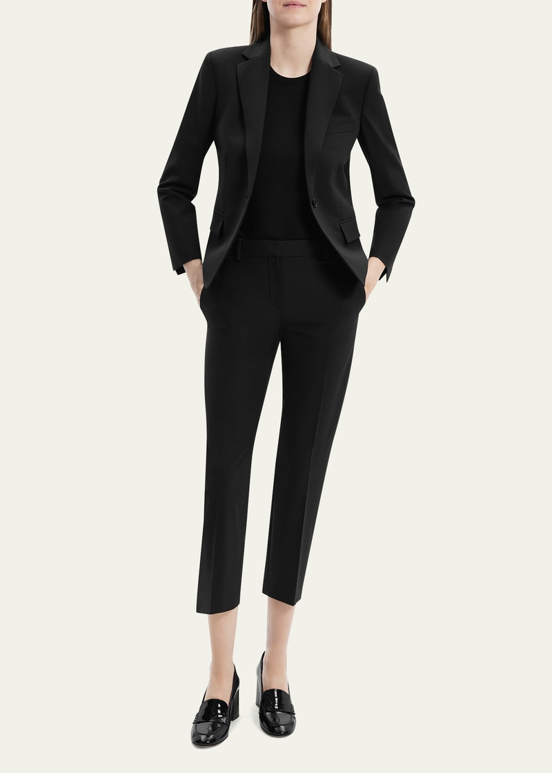 Theory Traceable Wool Slim Blazer Jacket outlook