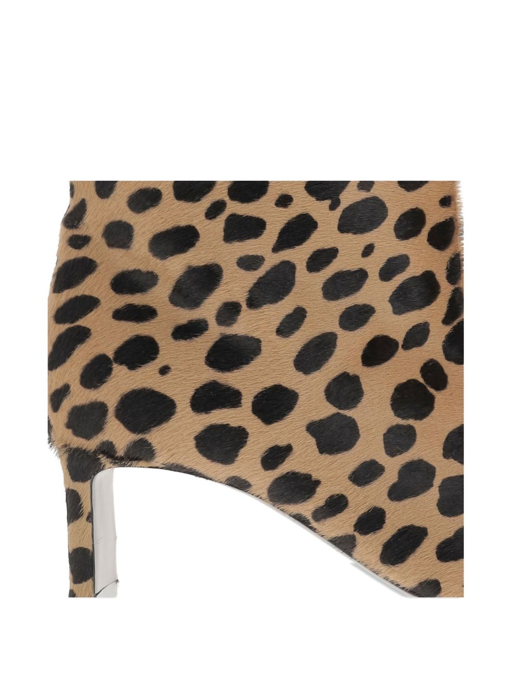 55mm leopard-print ankle boots - 4
