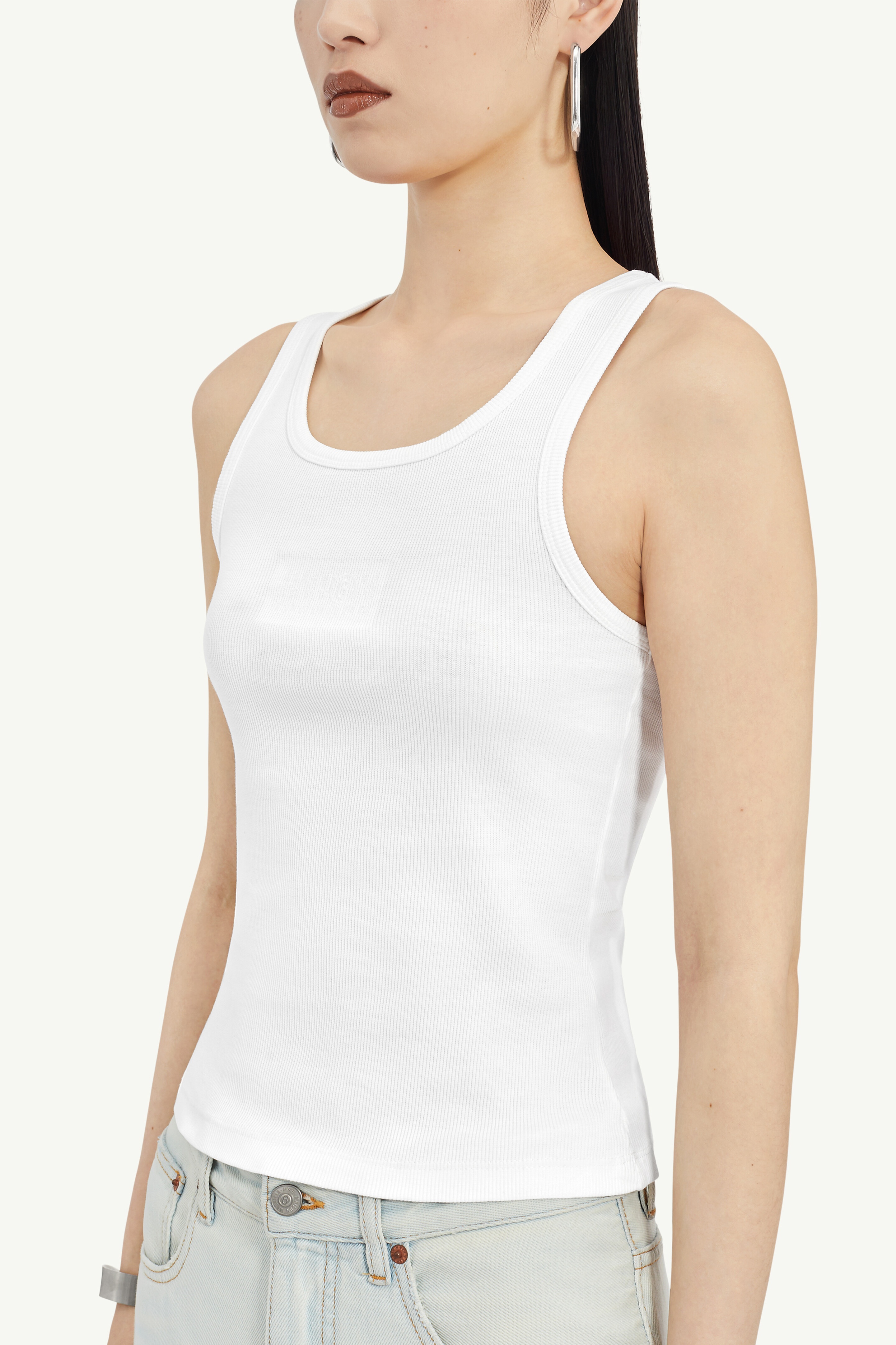 Cotton Rib Jersey Tank - 5